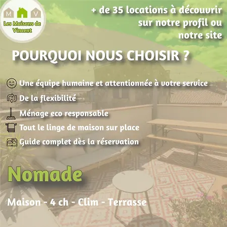 Maison Nomade, Clim - Terrasse